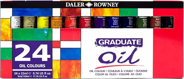 SET DE OLEO DALER ROWNEY GRADUATE 24UND X 22ML