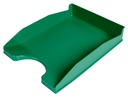 [KF04192] BANDEJA SOBREMESA PLASTICO Q-CONNECT VERDE OPACO 240X70X340 MM