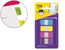 [676-AYPV-EU] BANDERITAS SEPARADORAS RIGIDAS DISPENSADOR 4 COLORES AMARILLO AZUL ROSA Y VIOLETA POST-IT INDEX 676-AYPV-EU