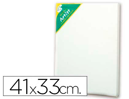 BASTIDOR ARTIST 6F LIENZO GRAPADO TRASERO ALGODON 100% 41X33 CM