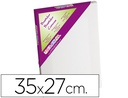 [A30208-5F] BASTIDOR LIDERCOLOR 5F LIENZO GRAPADO LATERAL ALGODON 100% MARCO PAWLONIA 1,8X3,8 CM BORDES MADERA 35X27 CM
