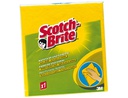 [RN001011725] BAYETA MULTIUSO 3M SCOTCH BRITE AMARILLA PACK 2 UNIDADES + 1 GRATIS