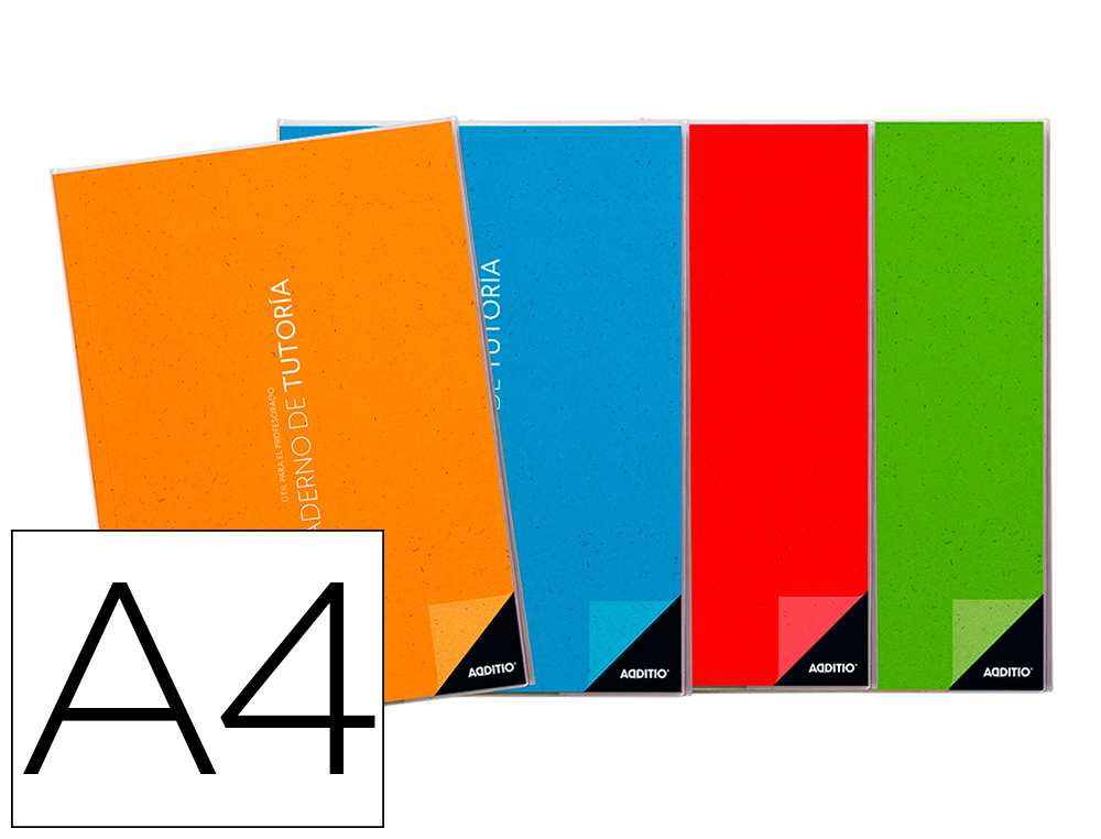 CUADERNO DE TUTORIA ADDITIO A4 SEGUIMIENTO DEL ALUMNADO Y FALTAS DE ASISTENCIA