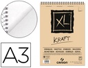 [C400039142] BLOC DIBUJO ESBOZO CANSON XL KRAFT DIN A3 KRAFT RAYADO BEIGE ESPIRAL 29,7X42 CM 60 HOJAS 90 GR/M2