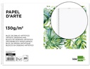 [DA07] BLOC DIBUJO LIDERPAPEL ARTISTICO FRUTAL ESPIRAL 230X325 MM 20 HOJAS 130G/M2 SIN RECUADRO PERFORADO