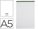 [BN20] BLOC NOTAS LIDERPAPEL LISO A5 80 HOJAS 60 G/M2 PERFORADO SIN TAPA