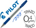 [NGPA] BOLIGRAFO PILOT BPS-GP AZUL SUJECION DE CAUCHO TINTA BASE DE ACEITE CON CAPUCHON