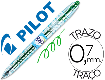 BOLIGRAFO PILOT GEL B2P VERDE
