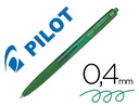 [NSGGV] BOLIGRAFO PILOT SUPER GRIP G VERDE RETRACTIL SUJECION DE CAUCHO TINTA BASE DE ACEITE