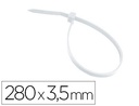 [KE234000120] BRIDA 3M PARA INTERIOR BLANCA 280X3,5 MM BOLSA DE 100 UNIDADES