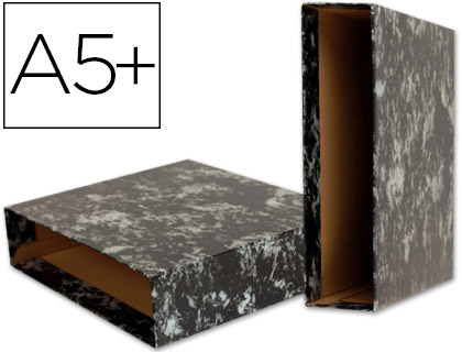 CAJA ARCHIVADOR LIDERPAPEL CLASSIC BLUE CUARTO NEGRA