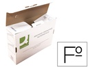 [KF22349 7722401] CAJA ARCHIVO DEFINITIVO Q-CONNECT FOLIO CARTON RECICLADO CIERRE CON LENGUETAS255X360X100 MM