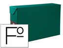 [TR01] CAJA TRANSFERENCIA LIDERPAPEL FOLIO LOMO 118 MM COLOR VERDE 390X118X260 MM
