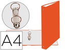 [54374SE] CARPETA DE 2 ANILLAS 30MM REDONDAS EXACOMPTA DIN A4 CARTON FORRADO NARANJA