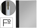 [13209] CARPETA DOSSIER FASTENER PVC ESSELTE FOLIO NEGRO