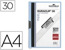 [2200-06] CARPETA DURACLIP DOSSIER PINZA LATERAL AZUL CAPACIDAD 30 HOJAS