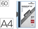 [2209-06] CARPETA DURACLIP DOSSIER PINZA LATERAL AZUL CAPACIDAD 60 HOJAS