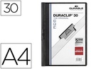 [2200-01] CARPETA DURACLIP DOSSIER PINZA LATERAL NEGRO CAPACIDAD 30 HOJAS
