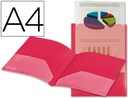 [KG01] CARPETA LIDERPAPEL DOSSIER DOS BOLSAS CANGURO 45680 POLIPROPILENO DIN A4 ROJA