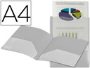 [KG04] CARPETA LIDERPAPEL DOSSIER DOS BOLSAS CANGURO 45684 POLIPROPILENO DIN A4 TRANSPARENTE