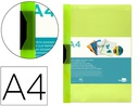 [DP07] CARPETA LIDERPAPEL DOSSIER PINZA LATERAL 45303 POLIPROPILENO DIN A4 VERDE CLA30 HOJAS PINZA DESLIZANTE