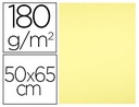 [CT50] CARTULINA LIDERPAPEL 50X65 CM 180 GR AMARILLO MEDIO PAQUETE DE 25 HOJAS