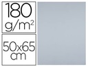 [CT53] CARTULINA LIDERPAPEL 50X65 CM 180 GR GRIS PAQUETE DE 25 HOJAS