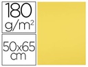 [CX57] CARTULINA LIDERPAPEL 50X65 CM 180G/M2 AMARILLO LIMON PAQUETE DE 25 HOJAS
