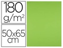 [CX72] CARTULINA LIDERPAPEL 50X65 CM 180G/M2 VERDE PISTACHO PAQUETE DE 25 HOJAS