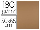 [CT43] CARTULINA LIDERPAPEL 50X65 CM 180 GR MARRON ESCOLAR UNIDAD