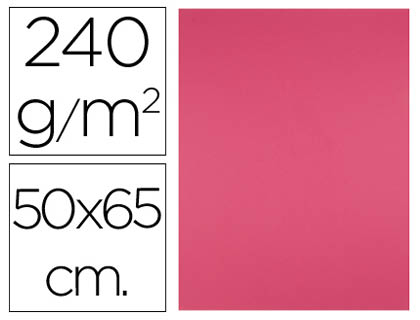 CARTULINA LIDERPAPEL 50X65 CM 240G/M2 FUCSIA