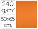 [CX09] CARTULINA LIDERPAPEL 50X65 CM 240G/M2 NARANJA