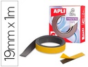 [13830] CINTA ADHESIVA APLI MAGNETICA 19MM X 1M