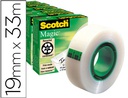 [70005241859] CINTA ADHESIVA SCOTCH MAGIC INVISIBLE 33 MT X 19 MM PACK DE 6 UNIDADES