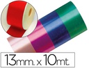 [880120] CINTA FANTASIA 10 MT X 13 MM ROJO