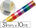 [870205] CINTA FANTASIA 10 MT X 31 MM PLATA