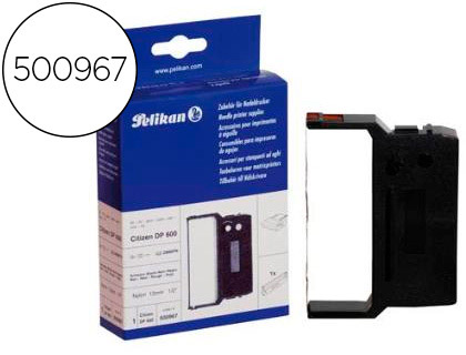 CINTA IMPRESORA PELIKAN PARA CITIZEN DP 600 NEGRO/ROJO