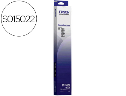 CINTA MAQUINA EPSON ORIGINAL LQ-1000/1010/1050/1070/1070+ 1170 NEGRA (7754)
