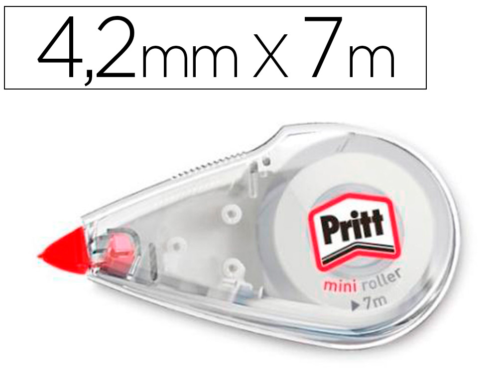 CORRECTOR PRITT ROLLER MINI 4,2 MM X 7 MT