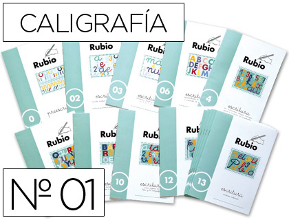 CUADERNO RUBIO CALIGRAFIA Nº 01