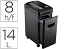 [KF15547] DESTRUCTORA DE DOCUMENTOS Q-CONNECT KF15547 CAPACIDAD DE CORTE 8 H DESTRUYE GRAPAS CLIPS Y TARJETAS PAPELERA 15L