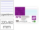 [FR05] FICHA LIDERPAPEL RAYADA Nº5 160X220 MM 180G/M2 PAQUETE DE 100 UNIDADES