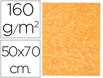FIELTRO LIDERPAPEL 50X70CM NARANJA 160G/M2