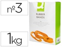 [KF14680] GOMILLAS ELASTICAS Q-CONNECT 1000 GR NUMERO 3 30 X 2 MM