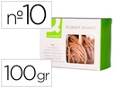 [KF15046] GOMILLAS ELASTICAS Q-CONNECT 100 GR NUMERO 10 100 X 2 MM