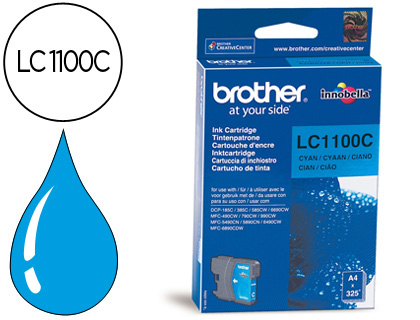 INK-JET BROTHER LC-1100C CYAN 325 PAG
