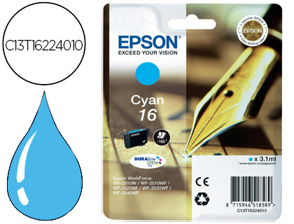 INK-JET EPSON 16 WF2010W WF2510WF WF2520NF WF2530WF WF2540WF CIAN 175 PAG
