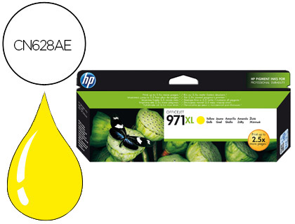 INK-JET HP 971XL X451DN X451DW/551DW X476DN X476DW X576DW AMARILLO 6600 PAG