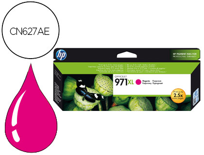 INK-JET HP 971XL X451DN X451DW/551DW X476DN X476DW X576DW MAGENTA 6600 PAG