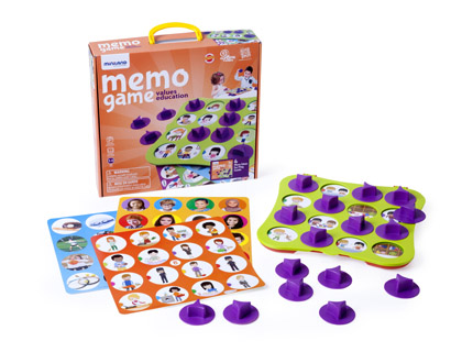 JUEGO MINILAND MEMO GAME EDUCACION EN VALORES 12 LAMINAS